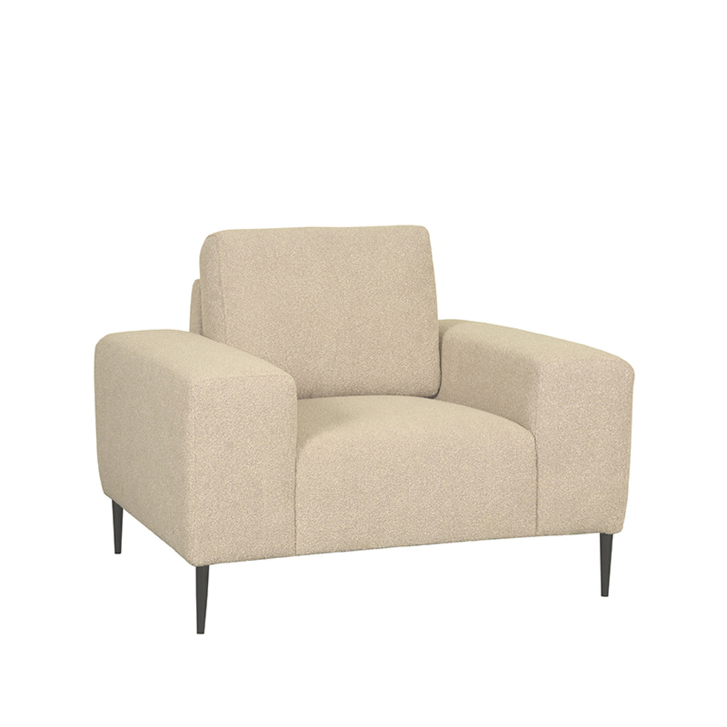 LABEL51 Ferraro 1-zits bank Zand beige 112x88x85 cm
