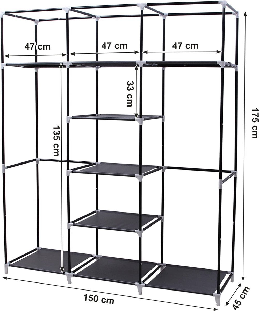 LG Life's Green KM2B XXL Opvouwbare Kledingkast Bruin