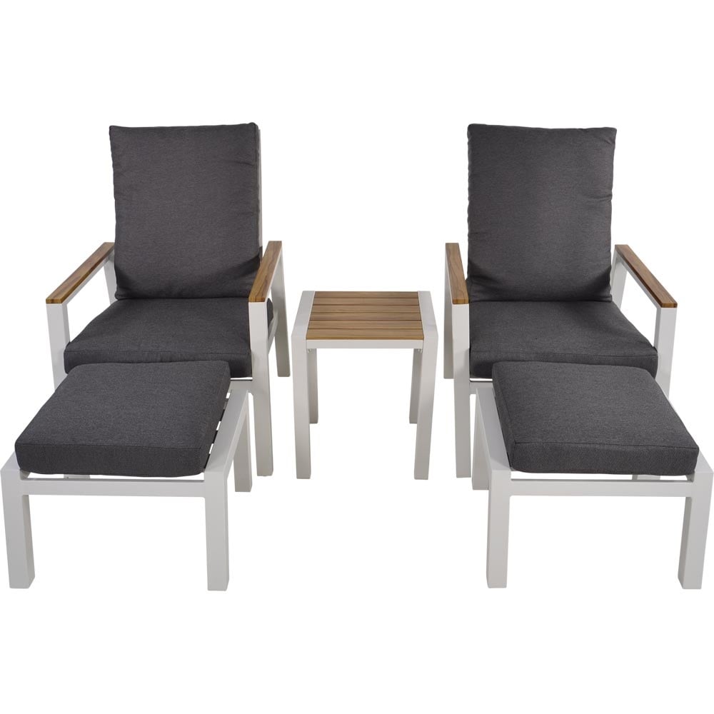 Nancy's Corazon Loungestoelen Set - Lounge set - Wit