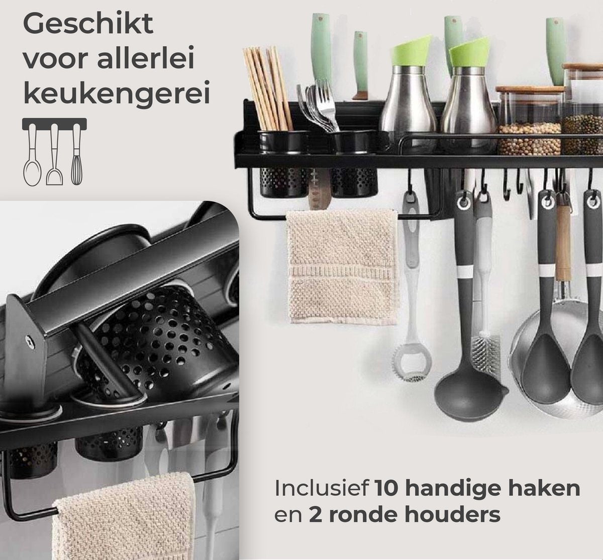 Eleganca Wandrek keuken organizer