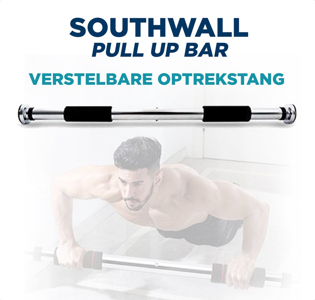 SOUTHWALL Pull up bar voor deurpost Zilver