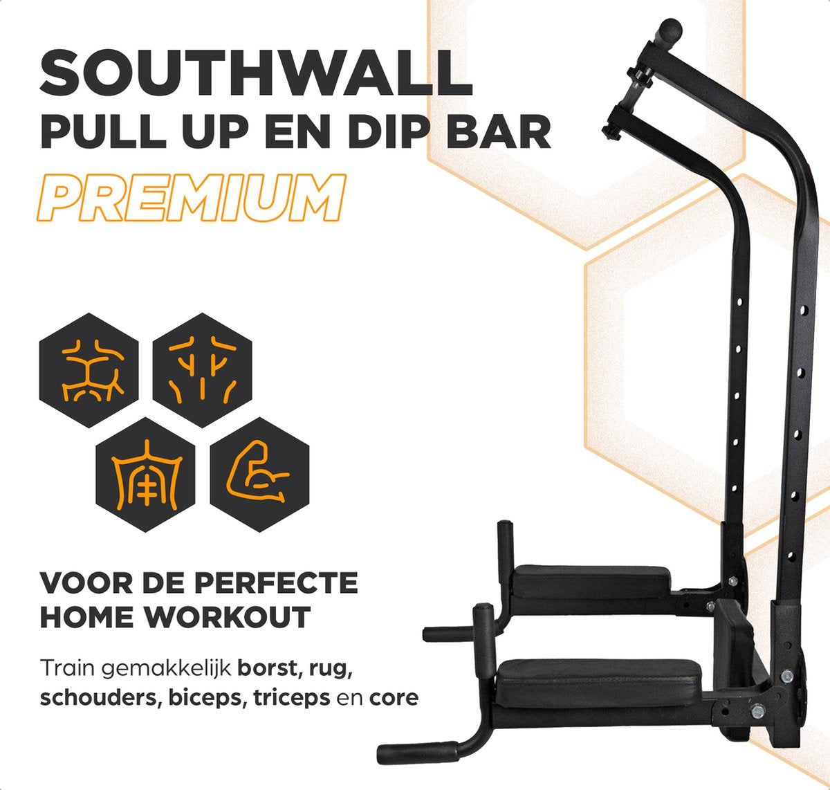 SOUTHWALL 2 in 1 Pull up bar en dip bar