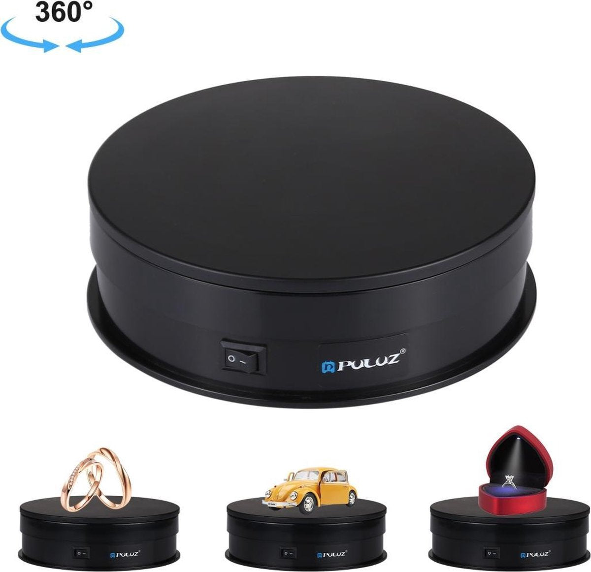 Puluz Electric turntable for photo studio 15cm Black