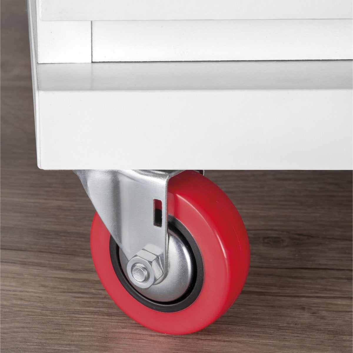 Roulettes robustes de Nancy Roues de transport 50 mm lot de 4 Rouge