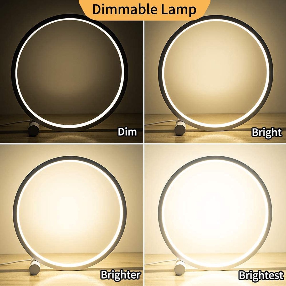 Nanacy's Circle dimbare LED lamp met 3 lichtstanden