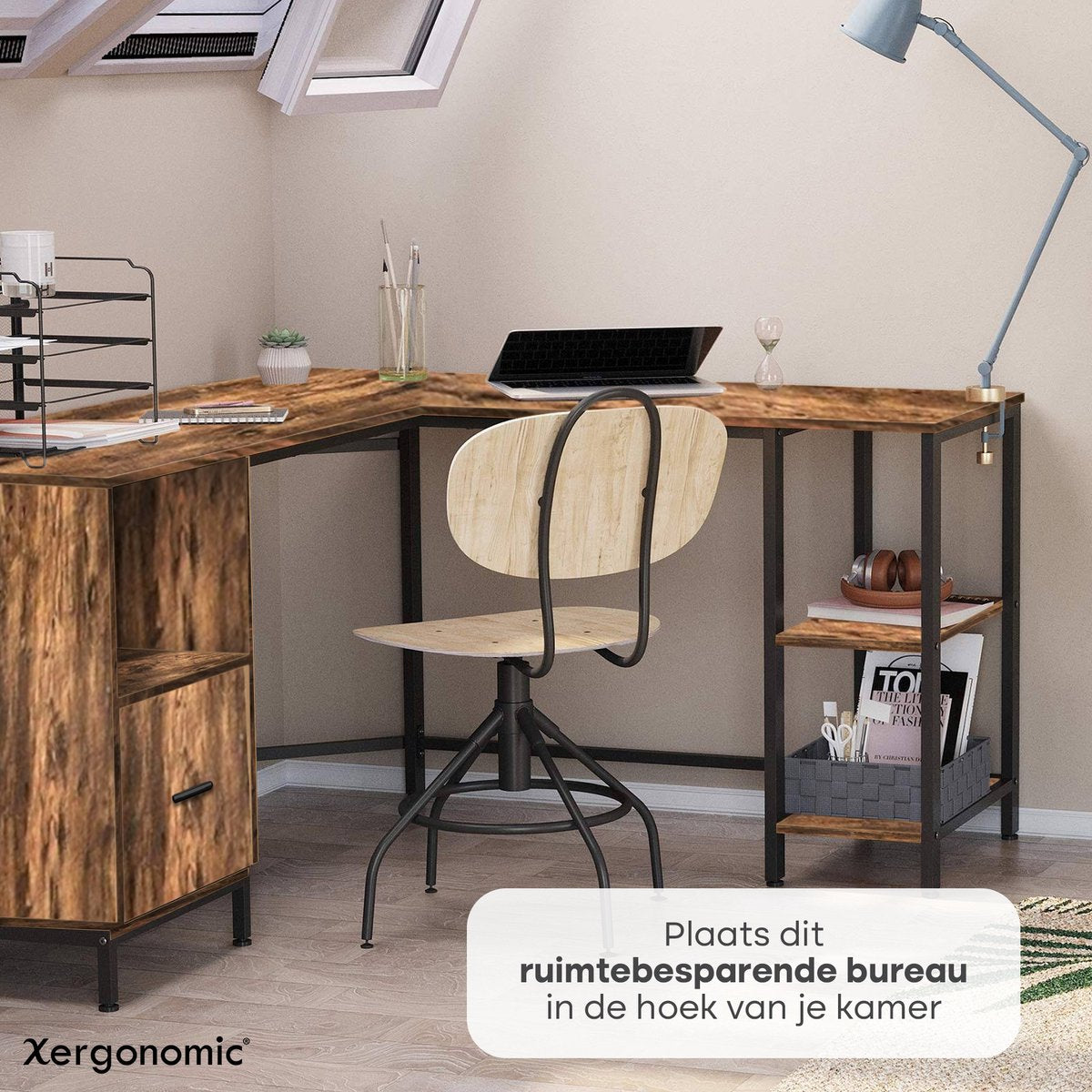 Xergonomic Hoekhoekbureau Vintage