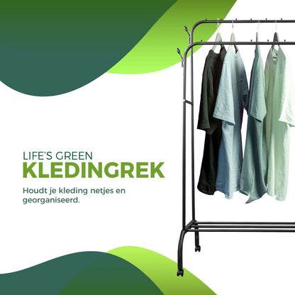 LG Life’s Green XL Kledingrek Zwart