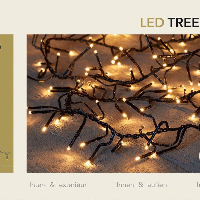 Kristmar Christmas Lighting Blanc chaud 960 LED 12,5 mètres IP44