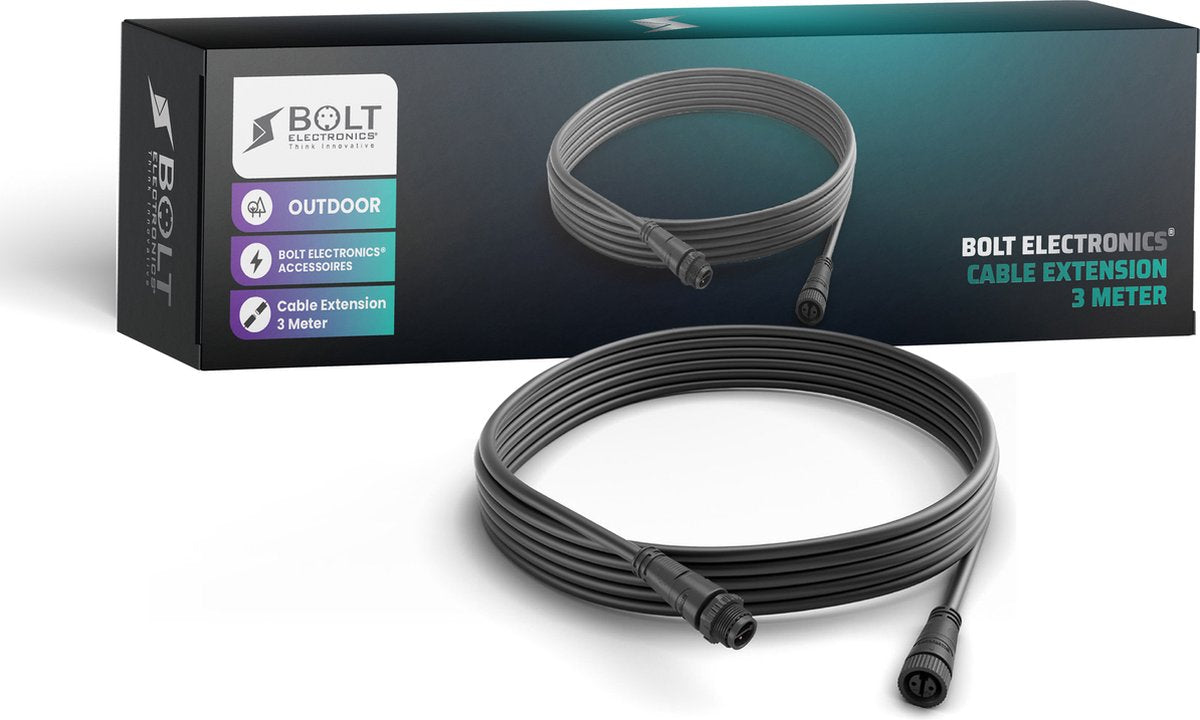 Bolt Electronics® Verlengkabel voor Prikspots en grondspots van Bolt Electronics