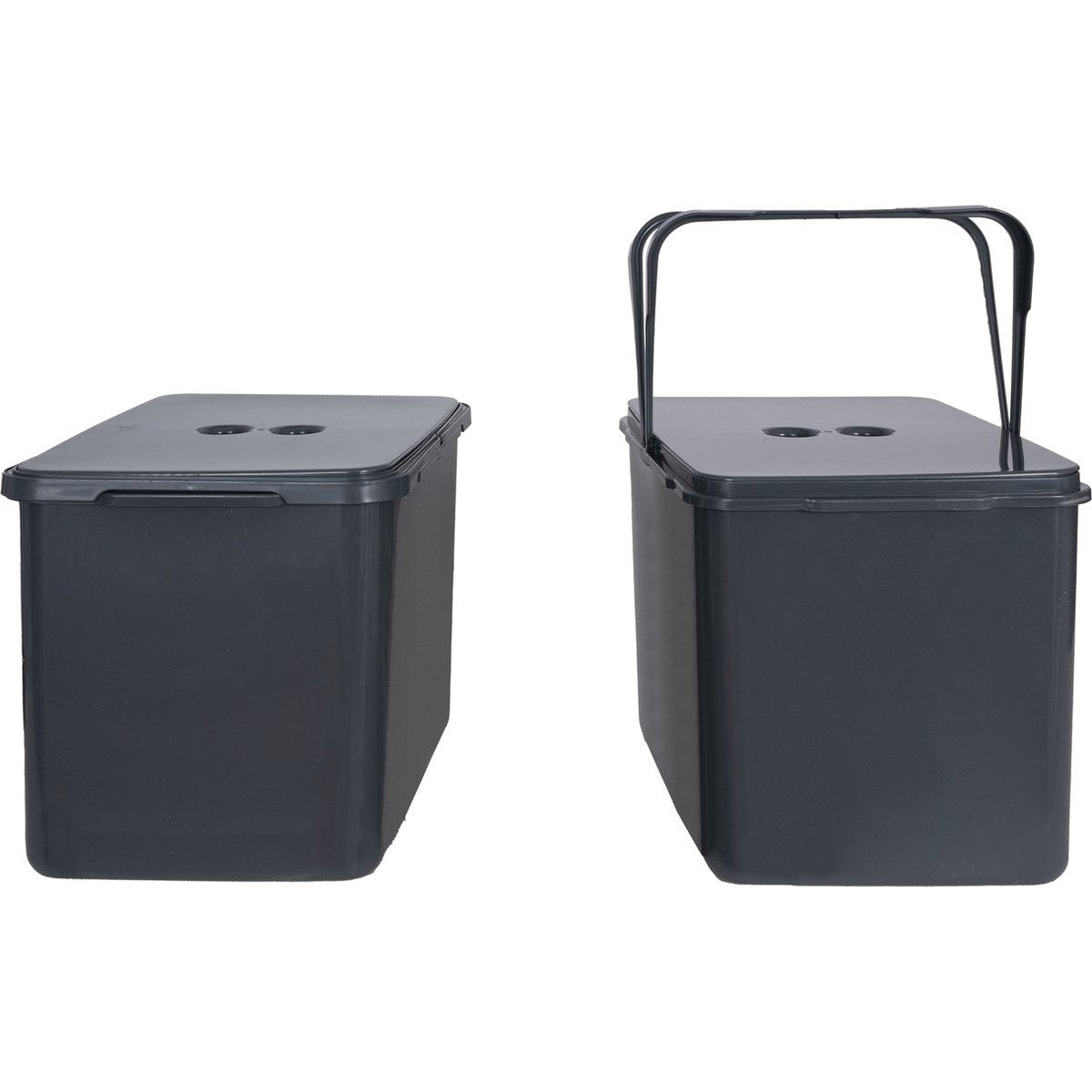 Eleganca Prullenbak lade - Inbouw prullenbak - Inbouw afvalemmer - Inbouw afvalbak - Inbouw vuilnisbak - 2x12 Liter
