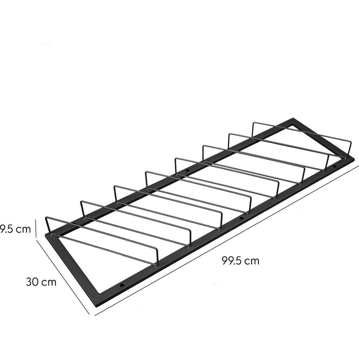 Eleganca Modern Wijnrek voor 8 flessen Zwart
