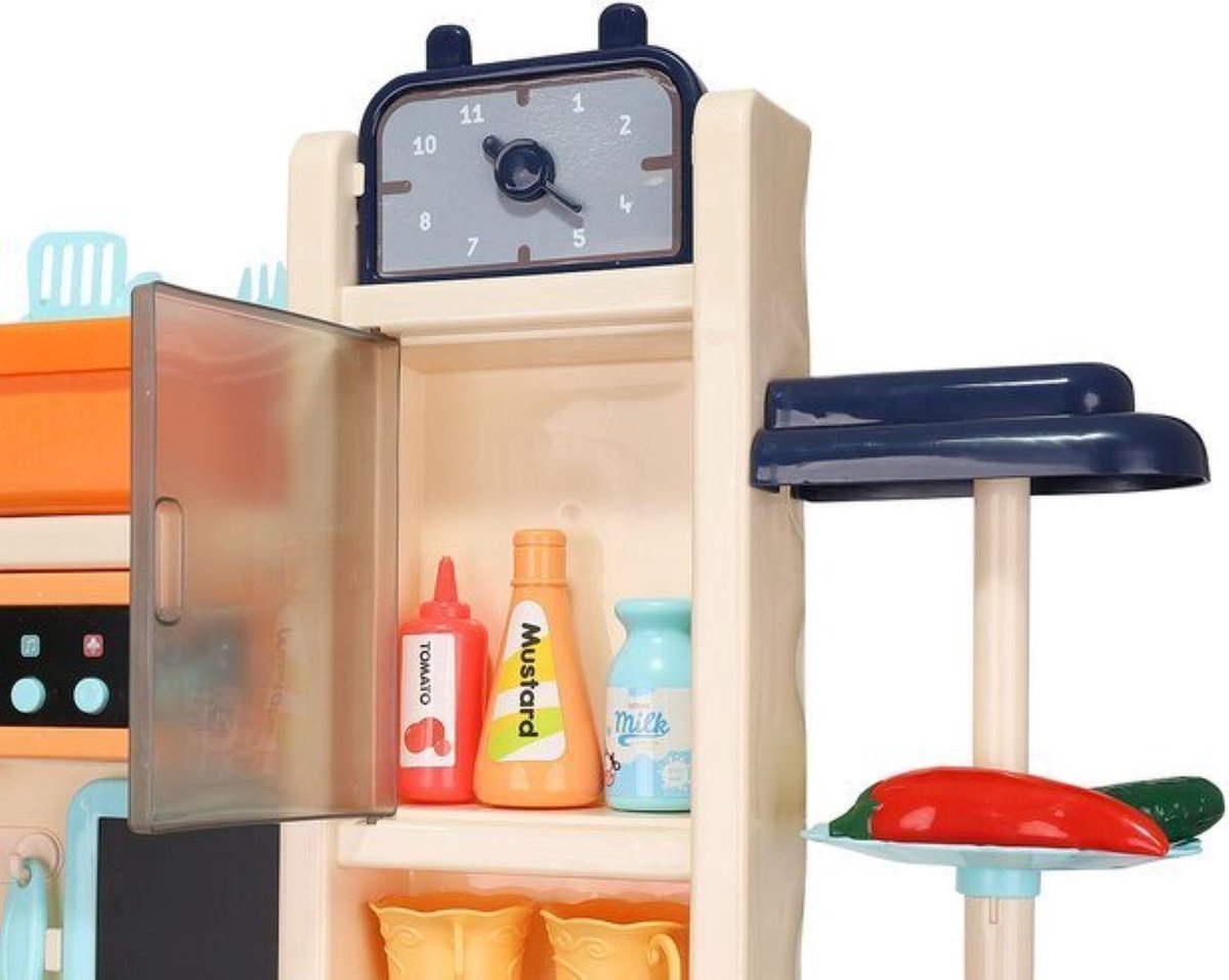 PLAYWALL Speelgoedkeuken Speelkeuken 65-Delig