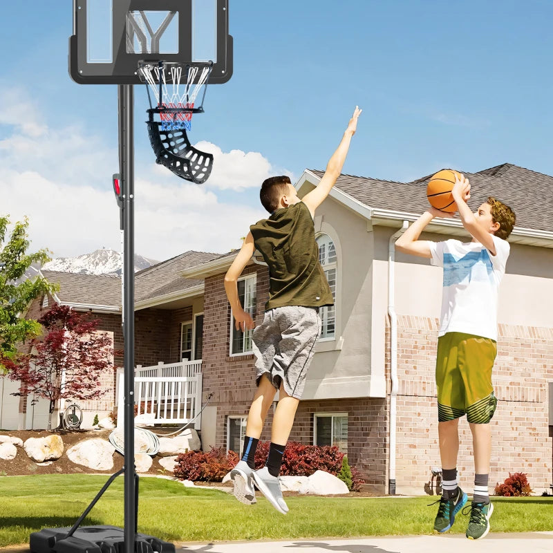 Nancy's Ega Basketbal Rebounder - Basketbal Returner - Verstelbaar - Draaibaar - Zwart - Kunststof