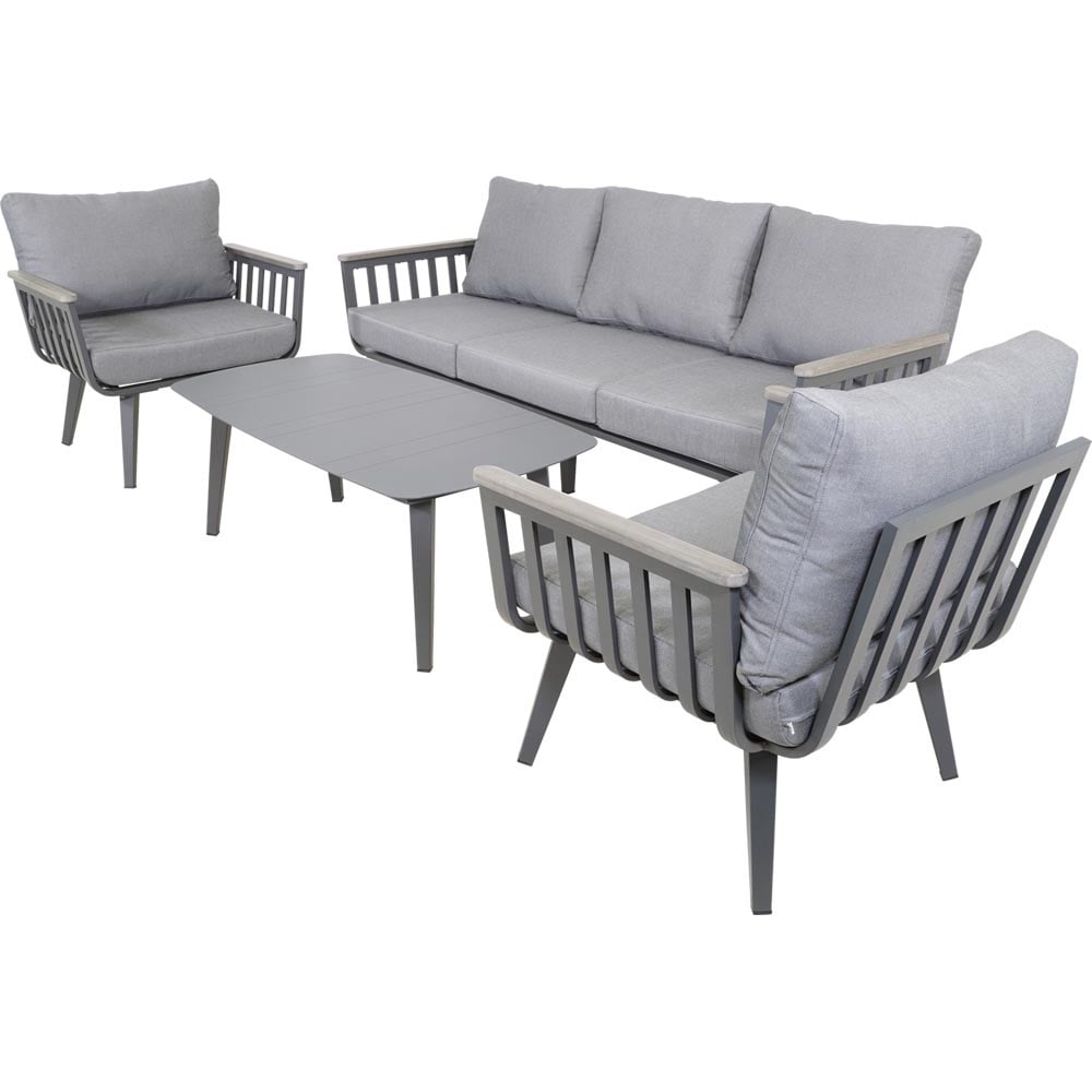 Nancy's Sanny Loungeset - 4-delige Tuin Set - Loungebank -  Lounge Set