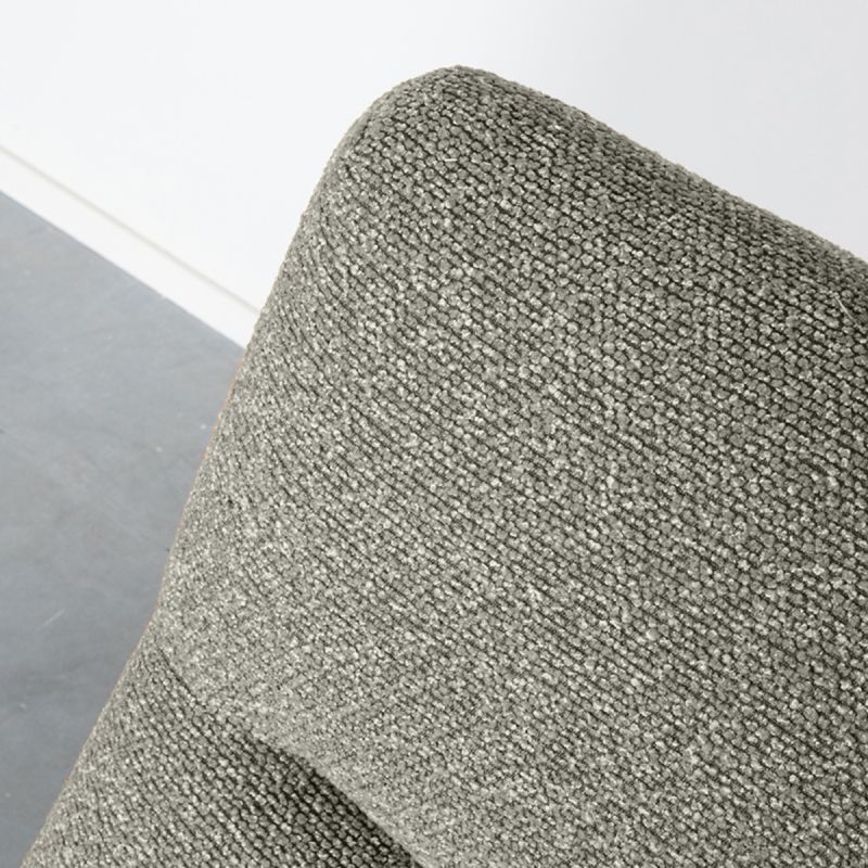 LABEL51 Draaifauteuil Calix - Mushroom Royal Boucle | Zwart Metaal - 77x93x88 cm