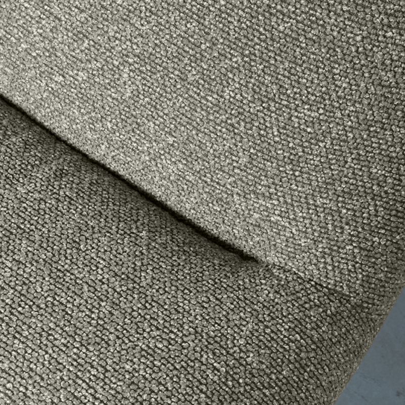 LABEL51 Draaifauteuil Calix - Mushroom Royal Boucle | Zwart Metaal - 77x93x88 cm