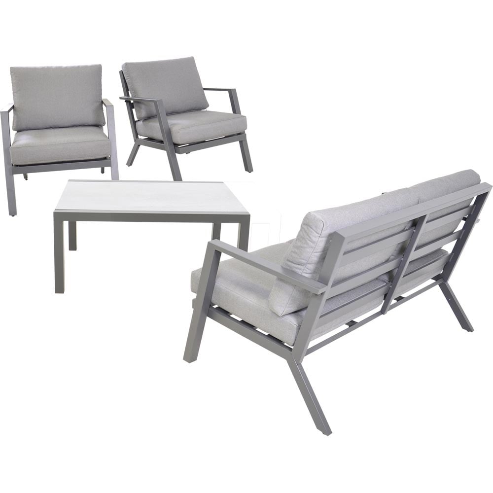 Nancy's Beliza Loungeset - 4-delige tuinset - Loungebank - Lounge set