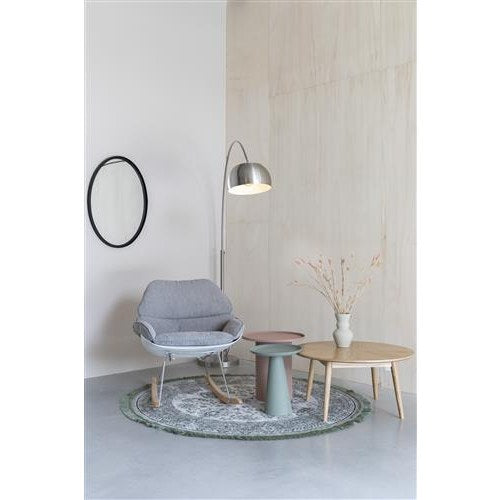 Nancy's Estela Bijzettafel - Salontafel - Rond - Roze - Staal - ± Ø 40 x 45 cm