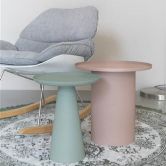 Nancy's Estela Side table - Coffee table - Round - Green - Steel - ± Ø 35 x 40 cm