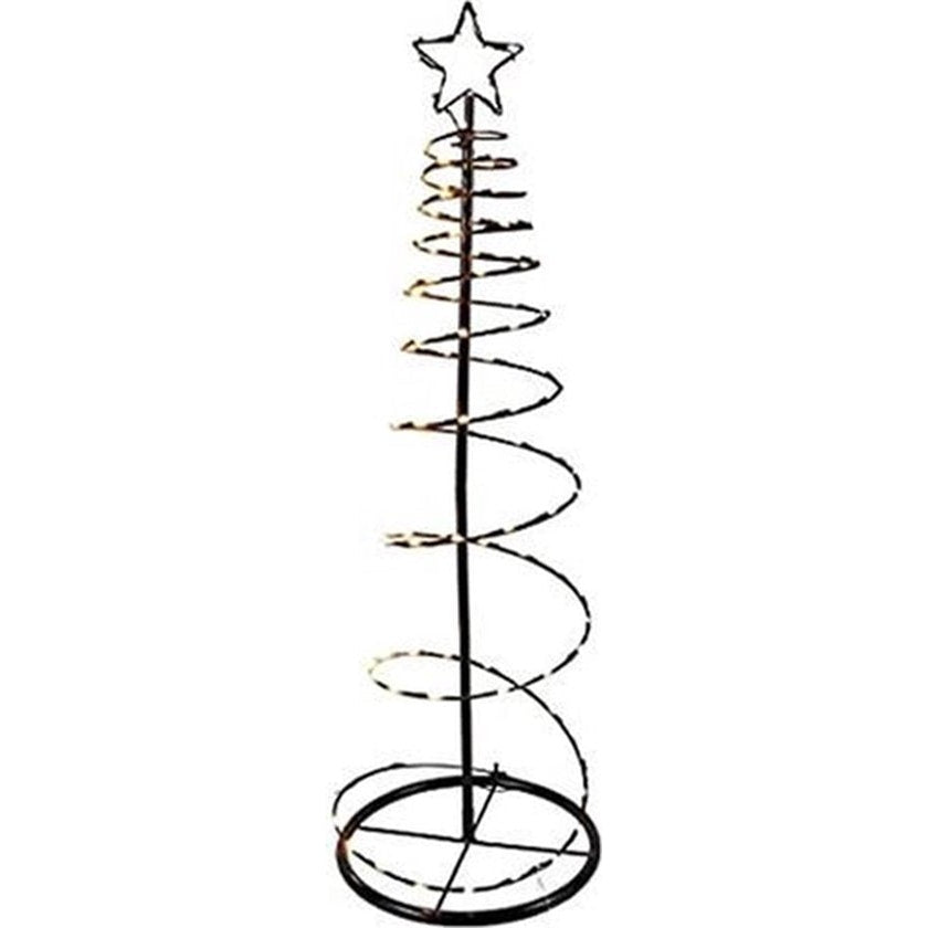 Sapin de Noël Velha de Nancy avec lumières LED - Lumières de Noël - Décoration de Noël - Spirale