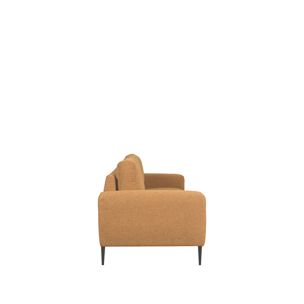 LABEL51 Ferraro 3-zits bank Oker geel 212x88x85 cm