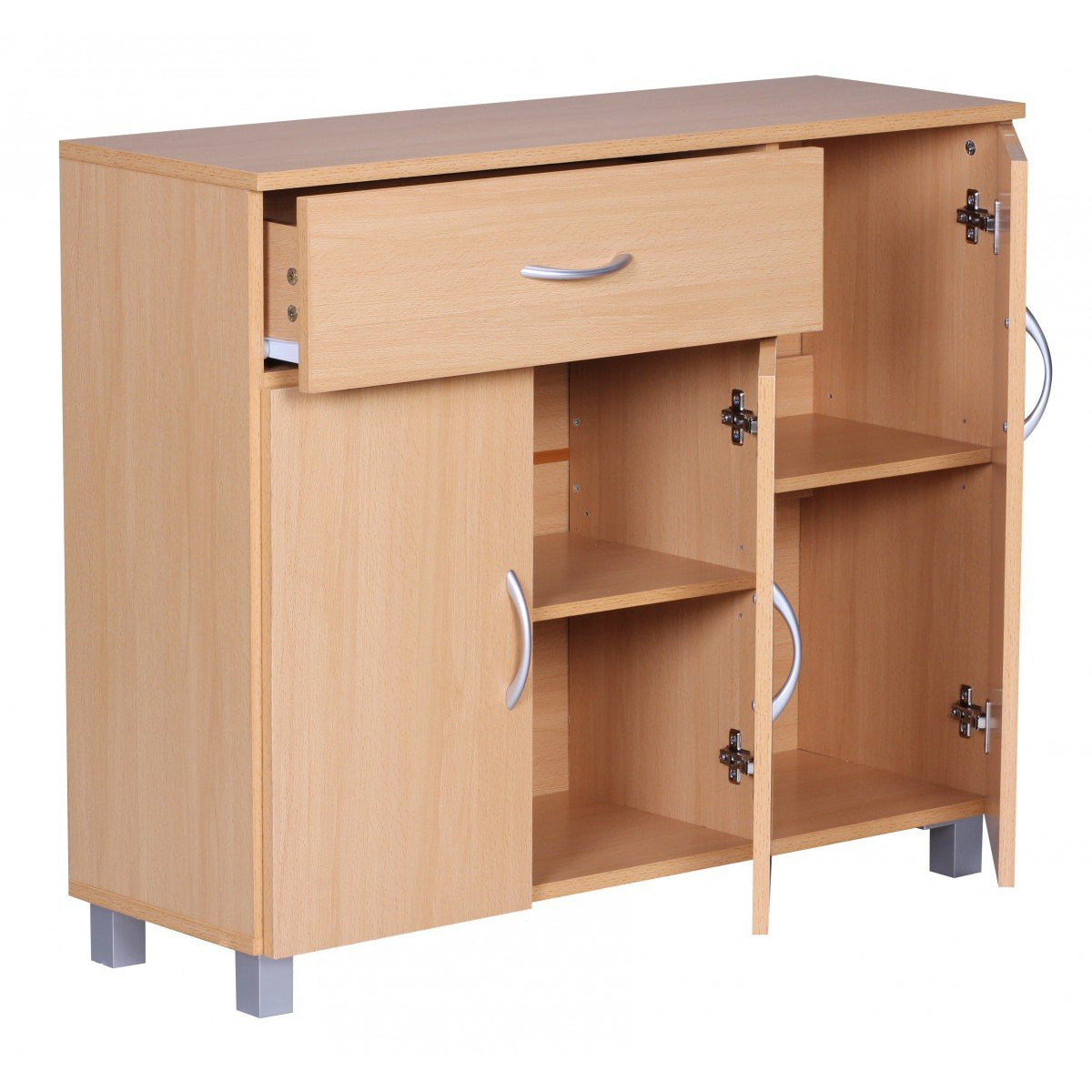 Nancy's Lebanon Dressoir - Gangkast - Ladekast - Opbergkast - Beukenhout - 90 x 30 x 75 cm