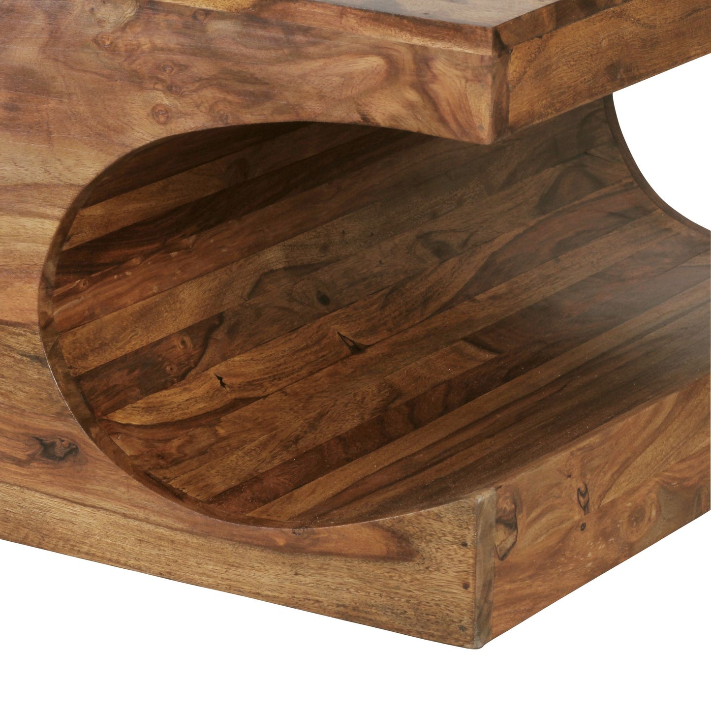 Nancy's Reston Salontafel - Koffietafel - Sheesham Hout - ± 120 x 70 x 40 cm