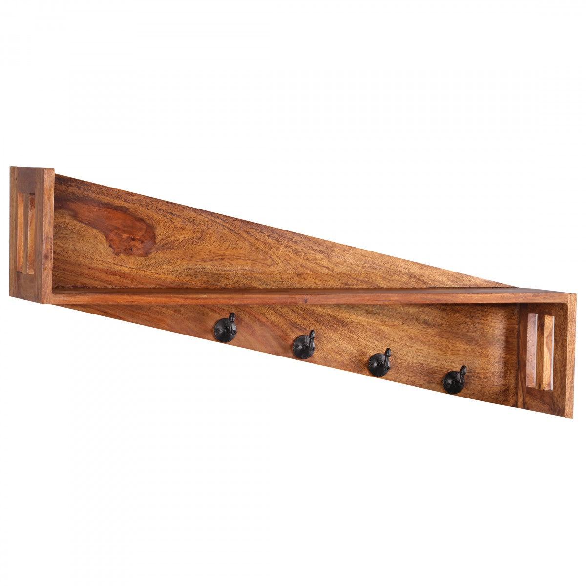 Nancy's Sheesham Wandgarderobe - Wandkapstok - Kapstok