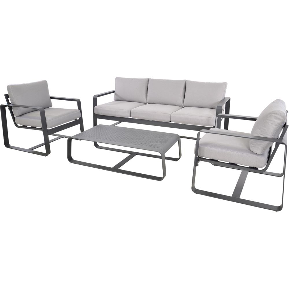 Nancy's Shipley Loungeset - Tuin set - Loungebank - 4-delige Lounge set