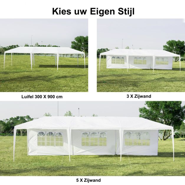 Nancy's Runa Partytent - Paviljoen - Party Tent - Wit -
