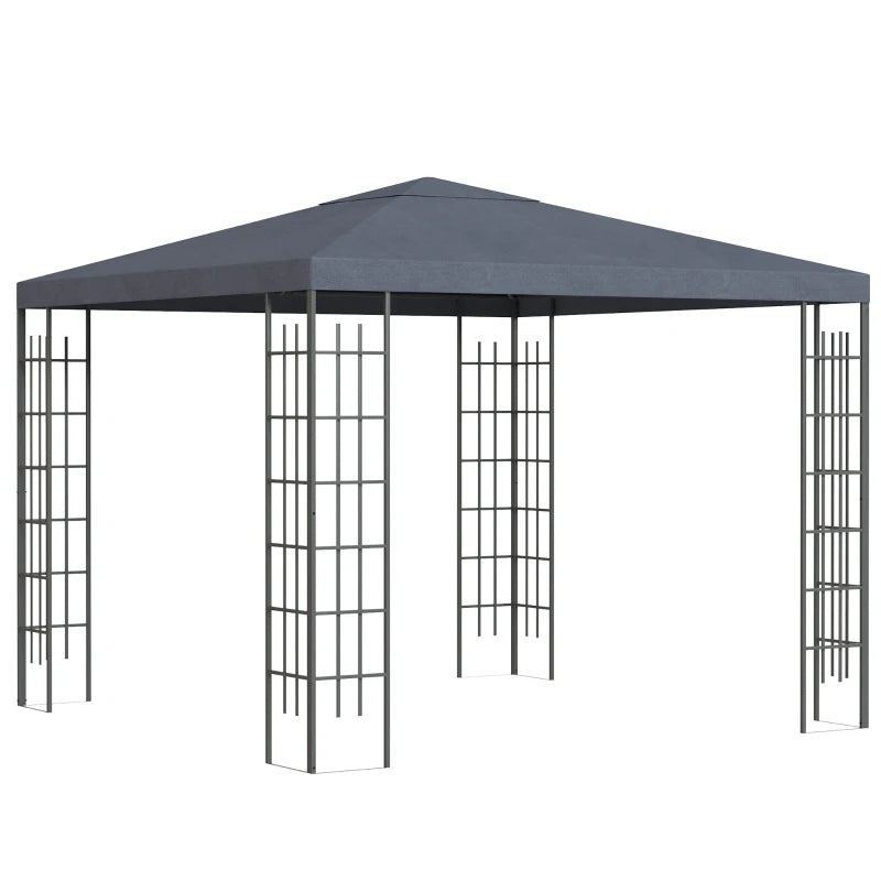 Nancy's Arcos Paviljoen - Party Tent - Prieel - Tuin Paviljoen - Grijs - ± 300 x 300 cm