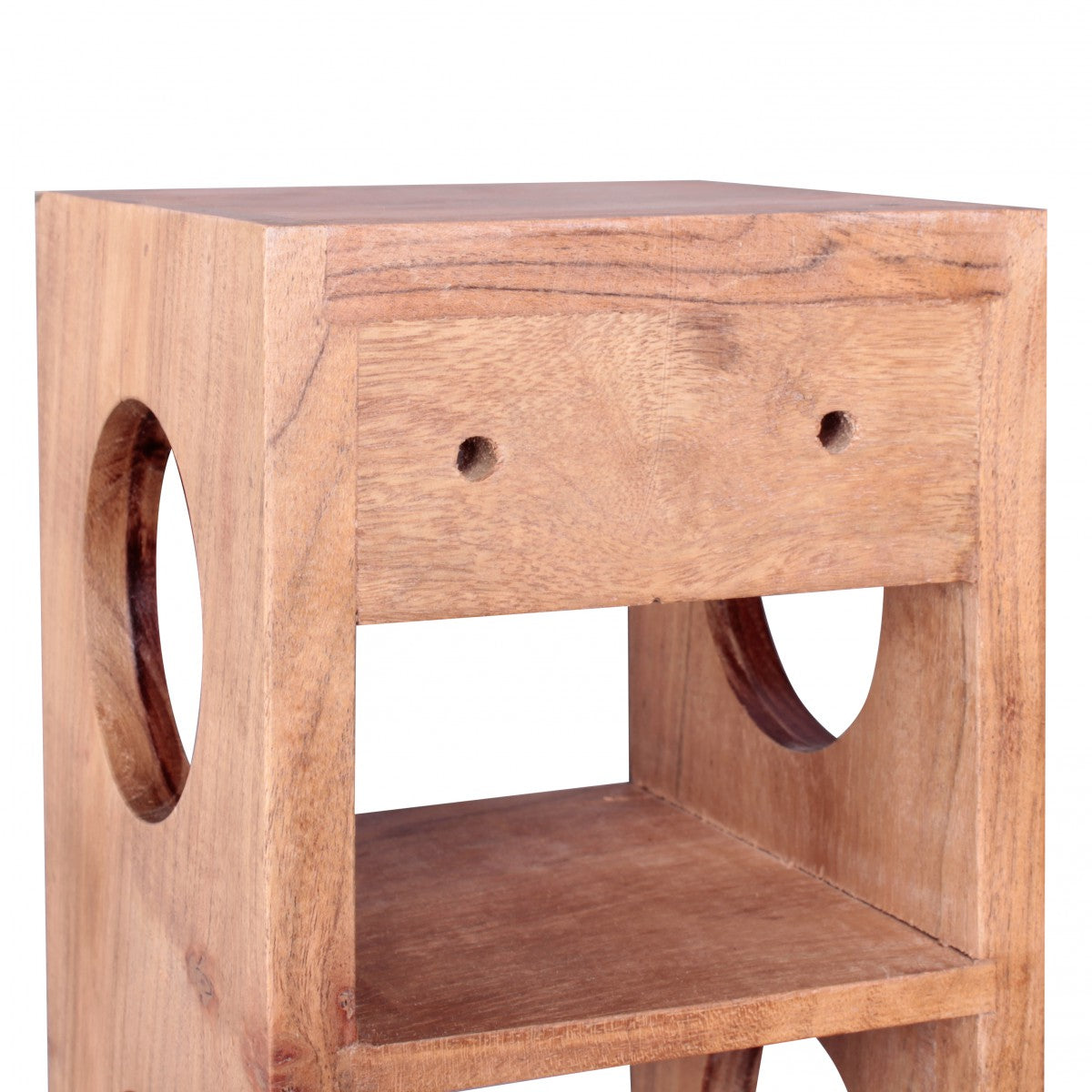 Nancy's Winero Wijnrek - Wijnhouder - Massief Acaciahout - 15 x 15 x 70 cm