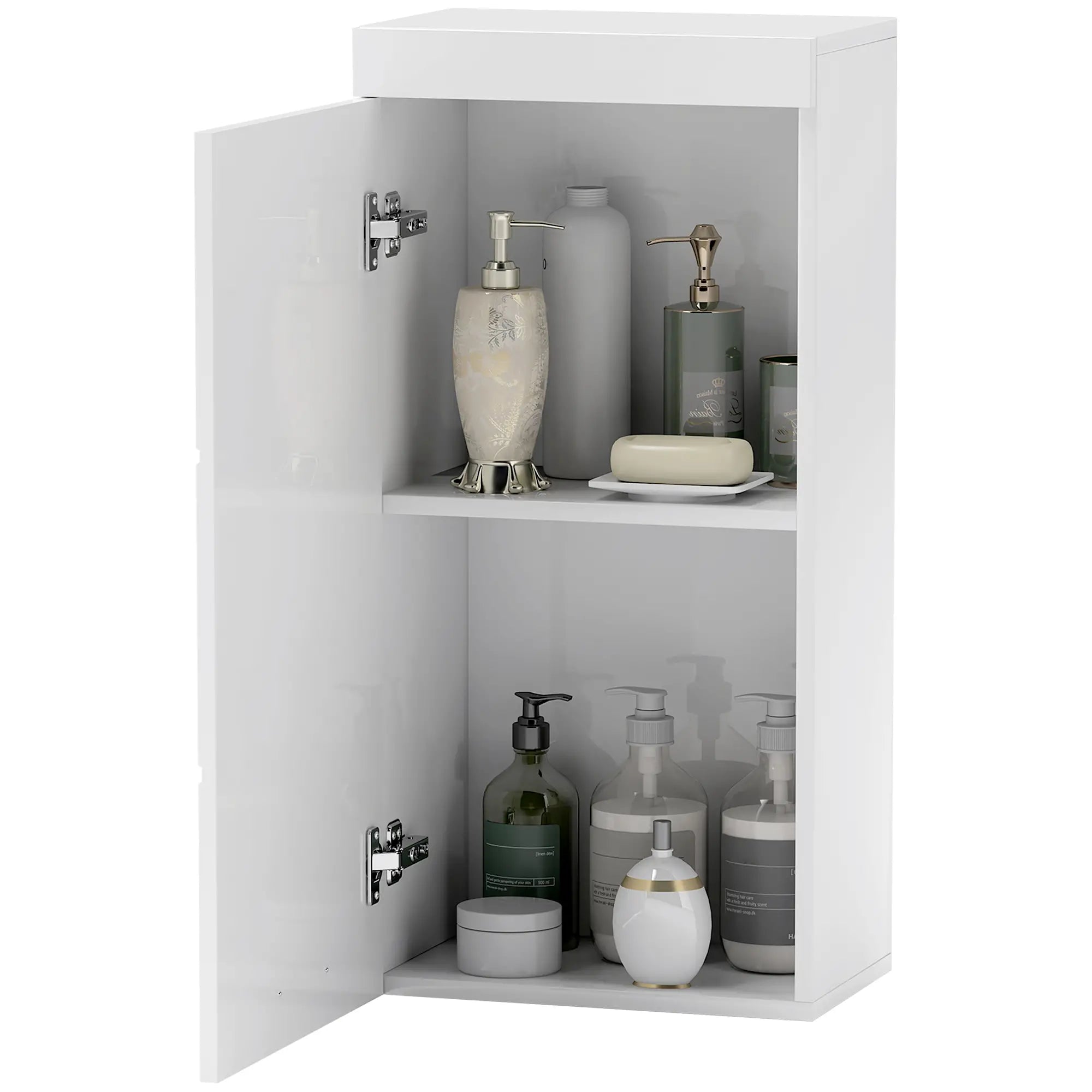Nancy's Denno Badkamerkast - Badkamermeubel - Wit - 35 x 25 x 75 cm