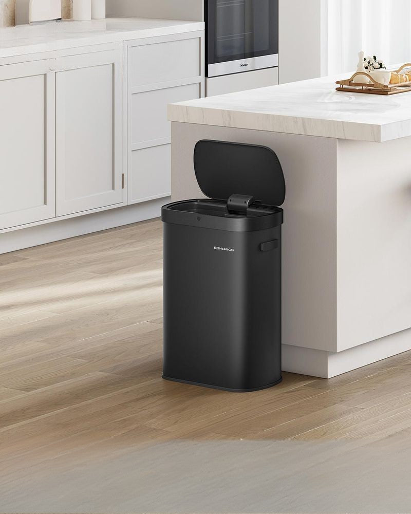 Nancy's Minerbio Sensor Afvalbak - Prullenbak met Sensor - Automatisch - Zwart - 50 Liter