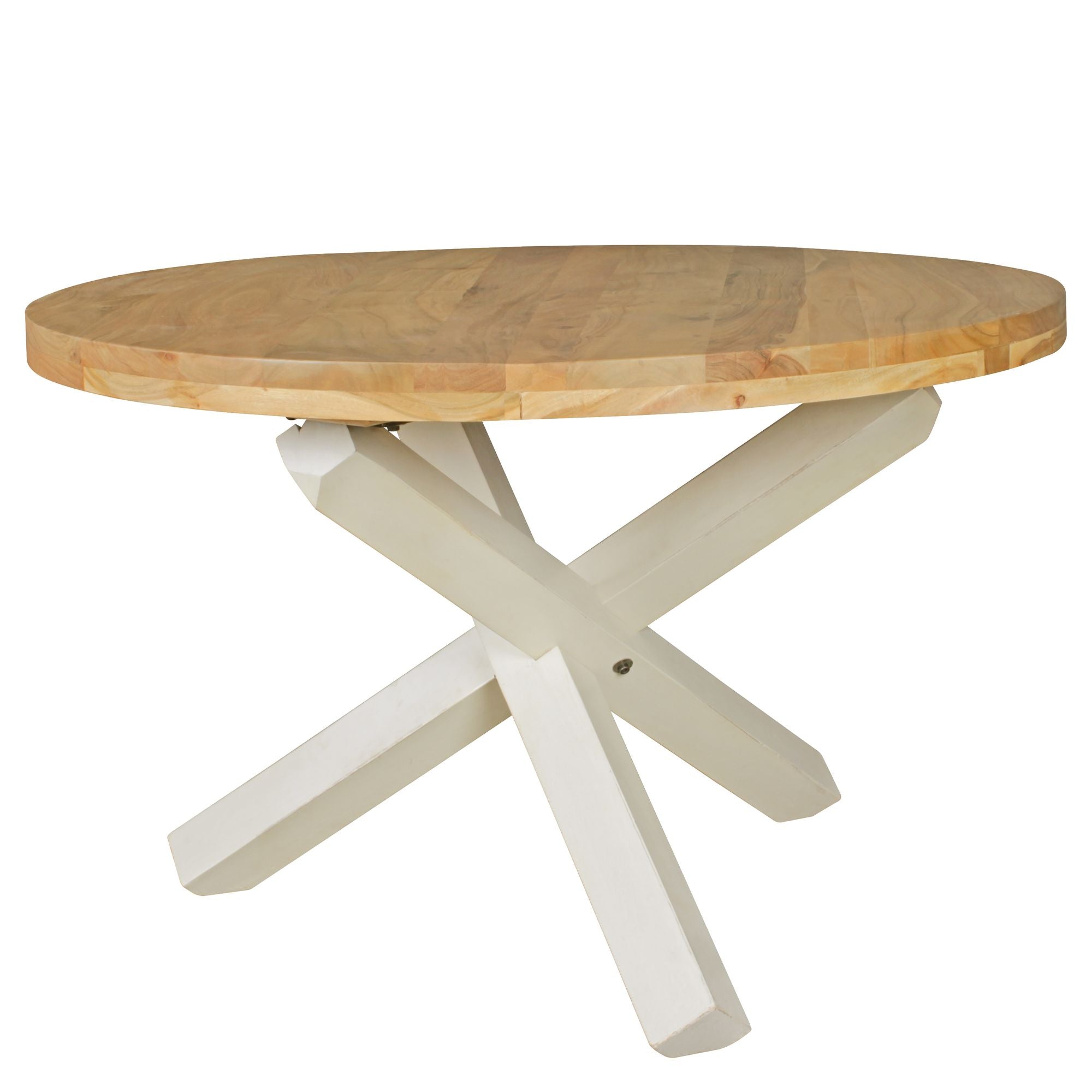 Nancy's Welch Dining Table Round - Dining Table - Kitchen Table - Solid Acacia Wood - Ø 120 x 75 cm