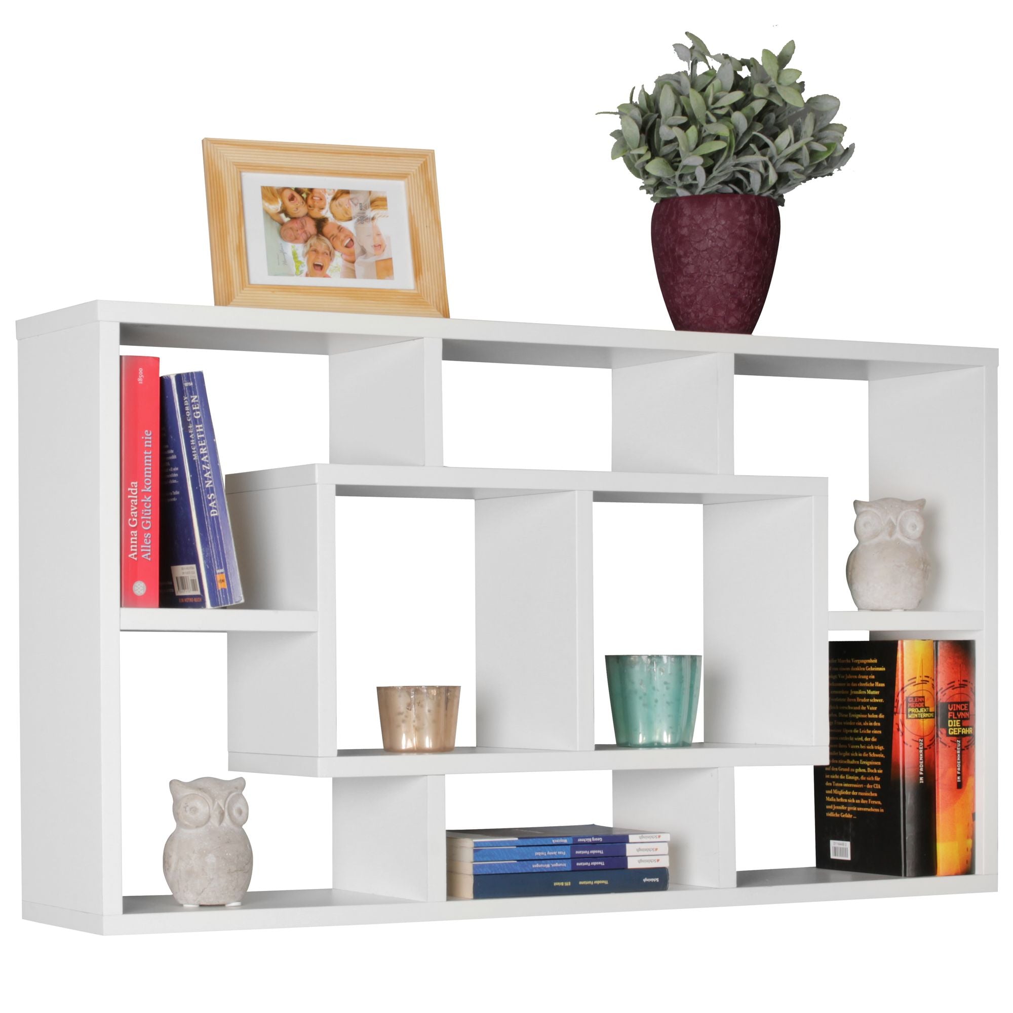 Nancy's Pinhel Wandplank - Wandrek - Wit - MDF - ± 85 x 15 x 50 cm