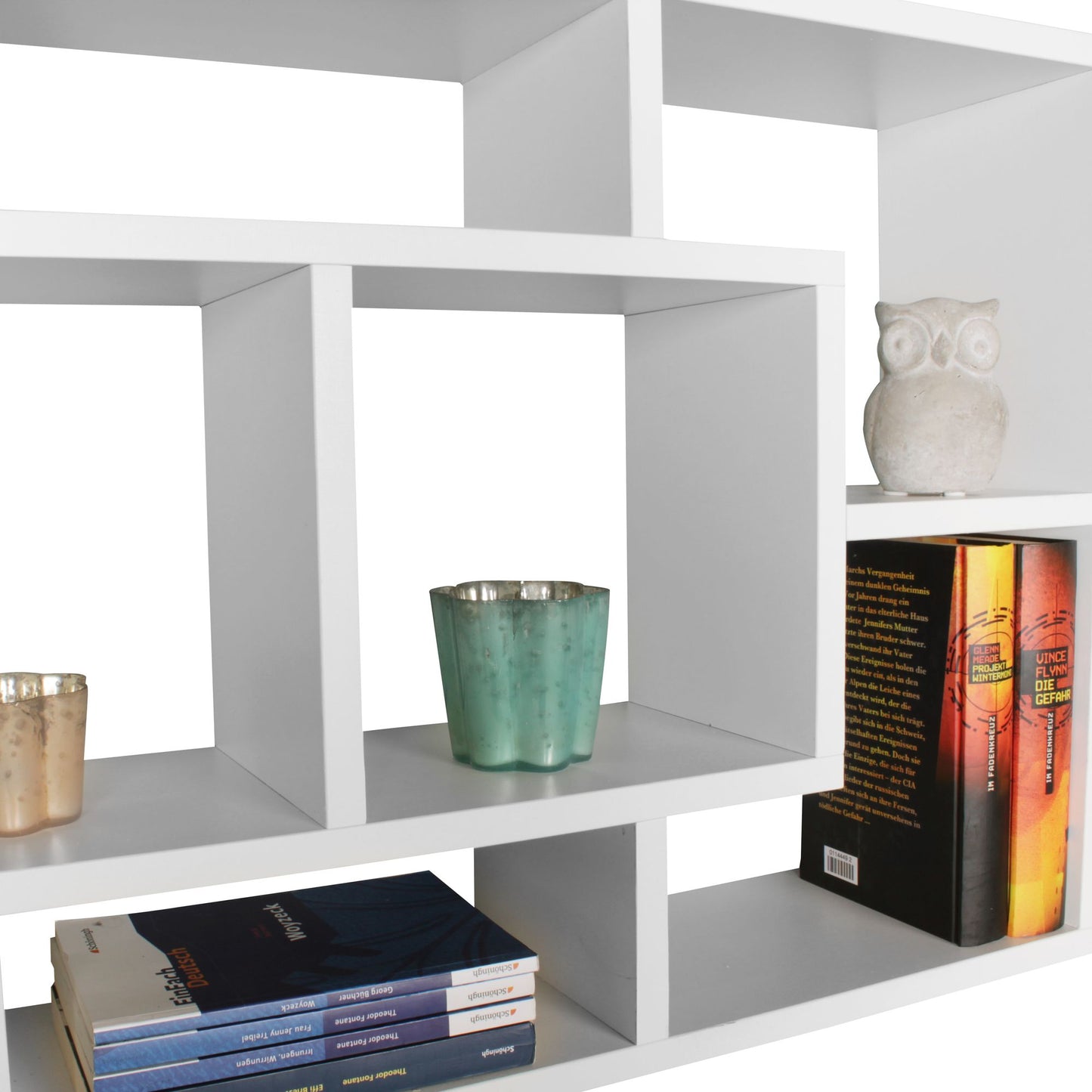 Nancy's Pinhel Wandplank - Wandrek - Wit - MDF - ± 85 x 15 x 50 cm