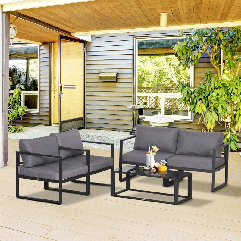 Ensemble Nancy's Selsey Lounge - Ensemble de jardin 4 pièces - Canapé lounge