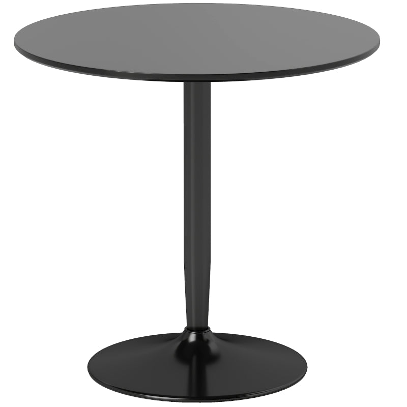 Nancy's Novellara Eettafel Rond - Eetkamertafel - Zwart - Ø 80 x 75H cm