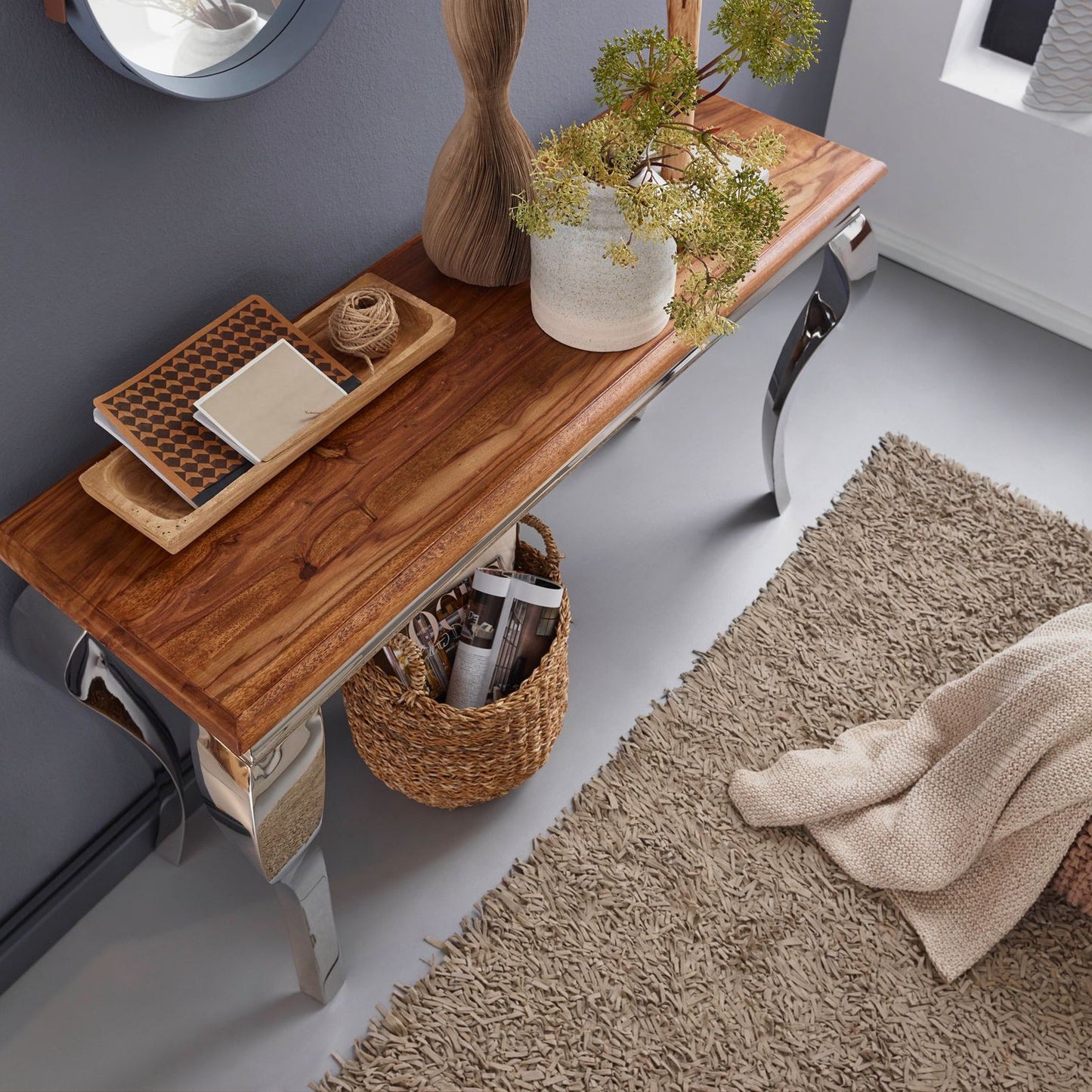 Nancy's Console Tafel - Bijzettafel - Industriële Bijzettafels - 130 cm