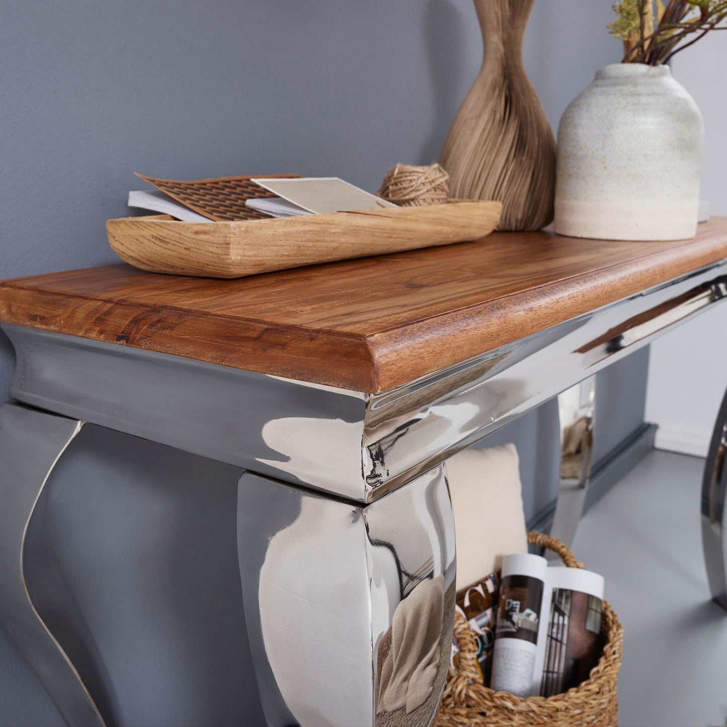 Nancy's Console Tafel - Bijzettafel - Industriële Bijzettafels - 130 cm