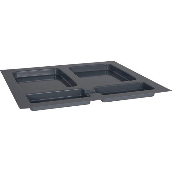 Eleganca Prullenbak lade - Inbouw prullenbak - Inbouw afvalemmer - Inbouw afvalbak - Inbouw vuilnisbak - 2x12 Liter