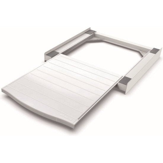 Meliconi Torre Smart Stapelkit wasmachine tussenstuk - Wasmachine kast - Uitschuifbare plank - Antislip