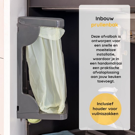 Eleganca frame for waste bag - Built-in waste bin - Waste bag holder