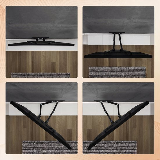 Nancy's Eleganca TV Beugel - TV Wall Mount - TV Muurbeugel geschikt voor 32-60 Inch TV’s – +/- 15° Kantelbaar - Zwart - Staal