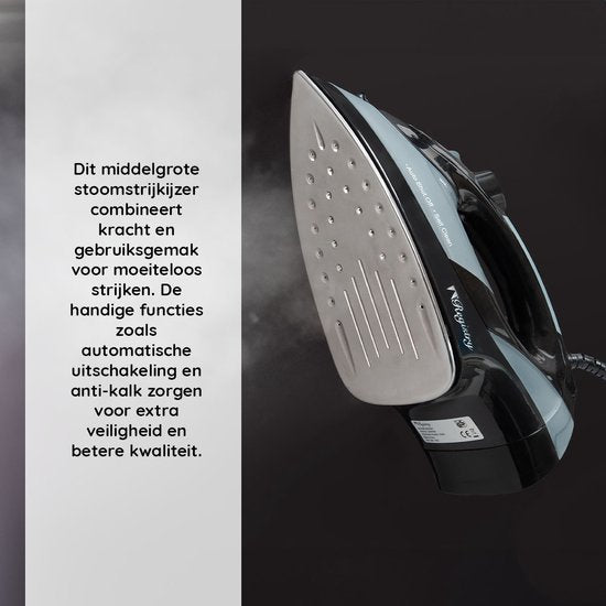 Registry Stoomstrijkijzer - Stoomapparaat - Geschikt voor Droogstrijken/Stoomstrijken - 1800 W - RVS