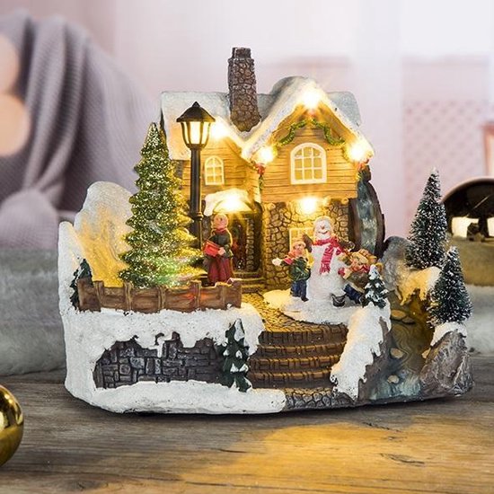 Village de Noël Haushalt - Village de Noël - Éclairage LED