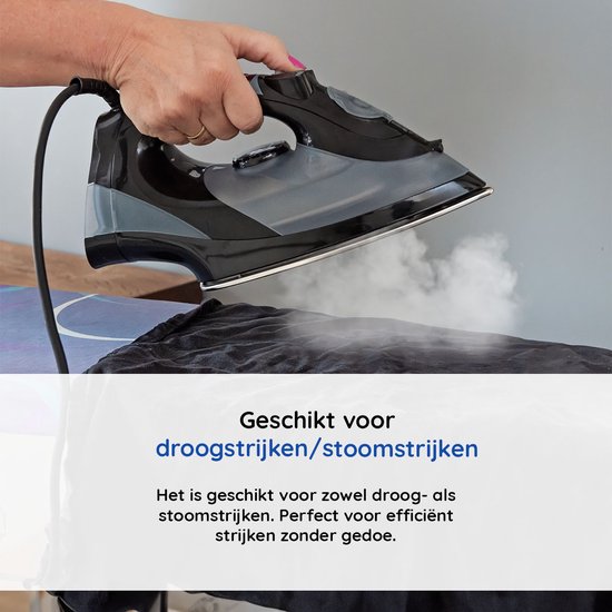 Registry Stoomstrijkijzer - Stoomapparaat - Geschikt voor Droogstrijken/Stoomstrijken - 1800 W - RVS