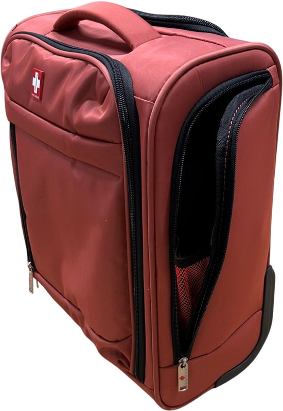 Nancy's Swiss Traveller Underseater Koffer - Handbagage Koffer - Trolley - Met Cijferslot en Trekstang - 24 Liter - 40 x 30 x 20 cm