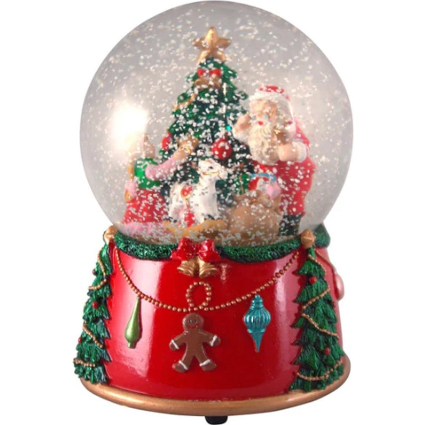 Boule à neige boîte à musique Sanjurge de Nancy - Décoration de Noël - Décoration de Noël - Boule à neige Noël avec musique